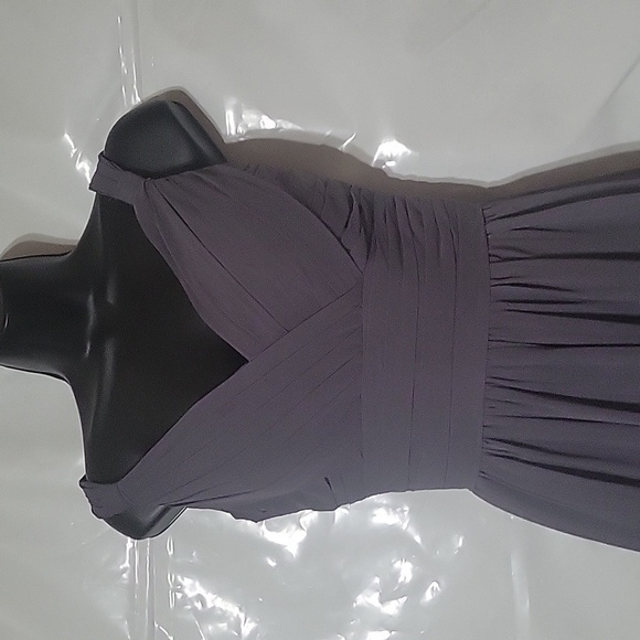 BILL LEVKOFF Bridesmaid Dress Style 730 4 Grey Going‎ Out Bridesmaid Formal Prom - Picture 3 of 7